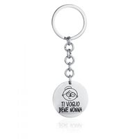 Schlüsselanhänger Luca Barra Dame in Stahl PK218